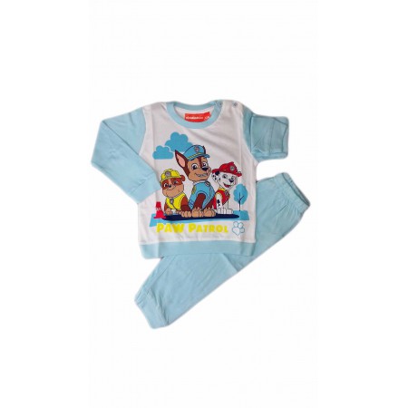 Pigiama maglia maglietta pantalone bimbo neonato Arnetta Paw Patrol cielo