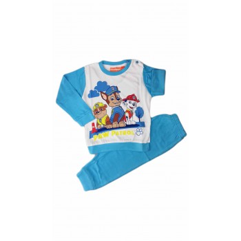 Pigiama maglia maglietta pantalone bimbo neonato Arnetta Paw Patrol azzurro