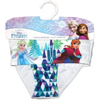 Costumino costume da bagno 2pz bikini bimba bambina disney frozen bianco